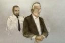 Court artist sketch of Hongchi Xiao appearing at Winchester Crown Court (Elizabeth Cook/PA)