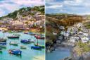 Mousehole and Portloe were both highlighted for their harbours by the Daily Mail