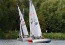 The start of race one at Welwyn Garden City Sailing Club.