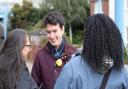 Stephen Barrett campaigning in Potters Bar. Picture: Supplied