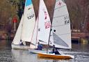 The start of race two at Welwyn Garden City Sailing Club. Picture: VAL NEWTON