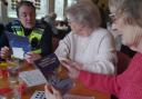 Officers from the Welwyn Hatfield Neighbourhood Policing Team visiting the Cuffley day care centre.