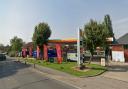 The incident happened at the Shell garage in Stanborough Road.