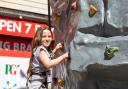 Rock climbing fun at Hatfield Community Fair