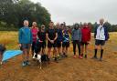 Johan Preis and GCR friends at his 250th parkrun at Panshanger. Picture: GCR