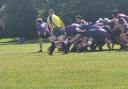 Welwyn put pressure on Old Streetonians at a scrum. Picture: WELWYN RFC