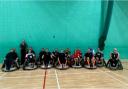 Saracens Rugby club welcomed Welwyn Hatfield police officers for a wheelchair rugby session