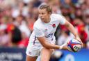 Zoe Harrison kicked eight conversions as England beat USA. Picture: DAVID DAVIES/PA