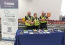 Officers from the Neighbourhood Policing Team in Sainsbury’s in Welwyn Garden City