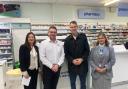 Andrew Lewin MP at Boots visit