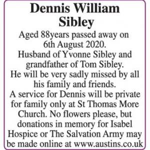 Dennis William Sibley