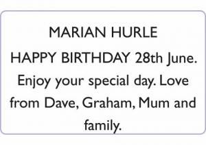 Marian Hurle