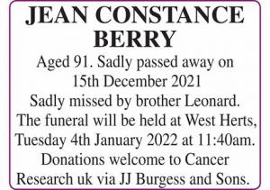 JEAN BERRY