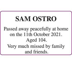 SAM OSTRO