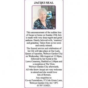 JACQUI SEAL