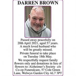 DARREN BROWN