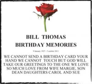 BILL THOMAS