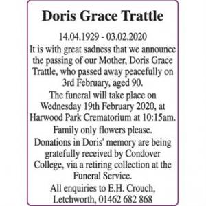 Doris Grace Trattle