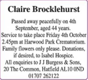 Claire Brocklehurst