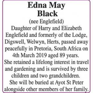 Edna May Black