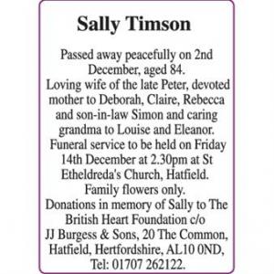 Sally Timson