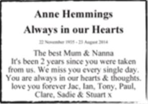 Anne Hemmings