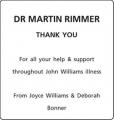 DR MARTIN RIMMER