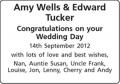 Amy Wells - Edward Tucker