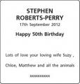 STEPHEN ROBERTS-PERRY