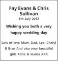 Fay Evans - Chris Sullivan