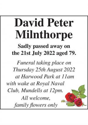 David Peter Milnthorpe