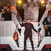 Michael Bublé performing at Blickling Hall, Norfolk. The singing superstar is due in Hatfield on Saturday, July 23.