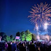 Fireworks at Battle Proms 2022 in Hatfield Park.