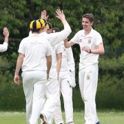 Will Pickworth (right) and Tewin had plenty to celebrate after winning the title. Picture: DANNY LOO PHOTOGRAPHY