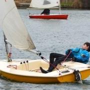 Angelo Hansen leans backs during the Easter races at Welwyn Garden City. Picture: VAL NEWTON