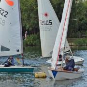 Charles Adams on his way to victory in race two. Picture: VAL NEWTON