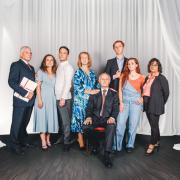 The cast of King Charles III at Welwyn Garden City's Barn Theatre