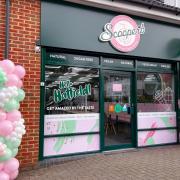 The new Scooperb ice-cream shop at Bishops Rise, Hatfield