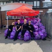 The Big Slimming World Clothes Throw with Cancer Research UK is an annual event which takes place in groups across the UK