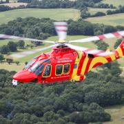 The Essex and Herts Air Ambulance was called to the scene in Wheatley Road.