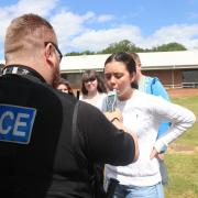 Secondary school students from across the county spent a week with Herts police for their work experience