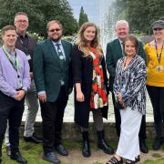 Anglia in Bloom judges visited Welwyn Garden City on July 15.