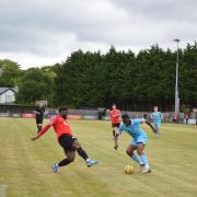Potters Bar Town drew 1-1 at Hadley in a pre-season friendly. Picture: ALICE HUMPHRIES