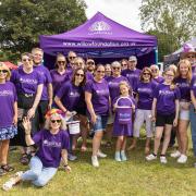 Smiling Willow Team at Folk by the Oak 2024 in Hatfield Park.