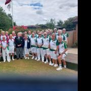 Shire Park played the county in their 75th anniversary game. Picture: SHIRE PARK BC