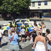 Officers took to Hatfield and Welwyn Garden City town centres