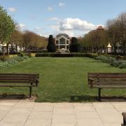 The Howard Centre (shopping centre) viewed from Howardsgate in Welwyn Garden City, Hertfordshire