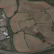 Aerial view showing South Mimms data centre site