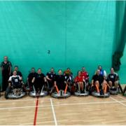 Saracens Rugby club welcomed Welwyn Hatfield police officers for a wheelchair rugby session