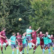 WGC and Enfield battled away in a 0-0 stalemate. Picture: HYWEL RHYS-WILLIAMS